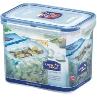 Lock & Lock LocknLock Dose HPL812 Vorratsdose - Frischhaltedose 1 Liter - Maße (LxBxH): 151 x 108 x 117 mm - Geeignete Dosen zum Einfrieren und Mikrowelle - Lock and Lock Dosen Food Box Meal-Prep-Boxen