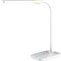 Globo Lighting Tischleuchte Kunststoff weiß, LED