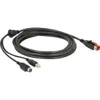 DeLOCK 85489, 3 m, USB B, USB 2.0, 0,48 Gbit/s, Schwarz