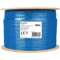 Ewent IM1223, 100 m, Cat6a, U/UTP (UTP), Blau