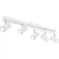 Globo Lighting Strahler Metall weiß, 5x GU10