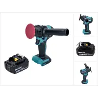 Makita DPV 300 M1 Akku Schleifer Polierer 18 V 50 / 80 mm Brushless + 1x Akku 4,0 Ah - ohne Ladegerät
