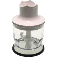 Braun MQ 20, Mixer-Schneidebehälter, 0,35 l, Edelstahl, Weiß, MultiQuick 3 / MultiQuick 3 Vario / MultiQuick 5 / MultiQuick 5 Vario / MR5 series / MultiQuick 7..., Bisphenol A (BPA)