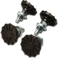 Digitus Nivellierfüße für 482,6 mm (19") Netzwerk- and Serverschränke, Braun, Edelstahl