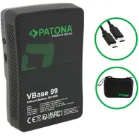 PATONA Premium V-Mount Akku VBase 99 inkl. Hardcase