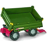 Rolly Toys Multi Trailer Zweiachs-Dreiseitenkipper grün, Maße: 113x45,5x48 cm; 12 500 5