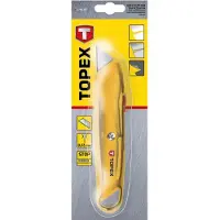Topex Messer mit Trapezklinge, Metall-Grundkörper