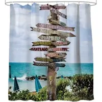 Sanilo Duschvorhang, Polyester, Key West - blau