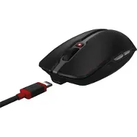 Cherry Stream Desktop Recharge, Volle Größe (100%), Kabellos, RF Wireless, AZERTY, Schwarz, Maus enthalten