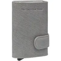 The Chesterfield Brand Antique Buff Crumbled Leder RFID Safe Geldbörse Mannheim 08 hellgrau