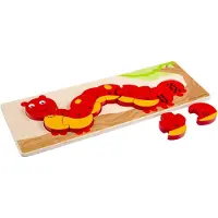 Bigjigs Computerpuzzle Raupe