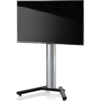 VCM TV Standfuß 26-70 Zoll | VESA bis max. 600x400 | Fernseh Ständer aus Alu | TV Ständer Maße ca. H. 125 x B. 90 x T. 72 cm | Fernsehstand Stadino Mini