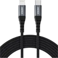 Choetech IP0039, 1,2 m, Lightning, USB C, Männlich, Männlich, Schwarz
