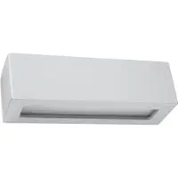 Sollux Wandleuchte Keramik VEGA grau 1xE27 15W Keramik/Glas 9.5x9.5x32.5cm