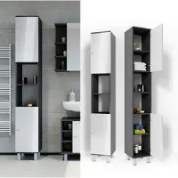 Vicco Badschrank Fynn Anthrazit 30 x 190 cm, Model 30171