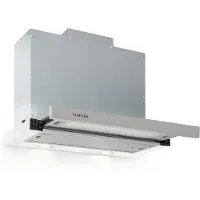 Klarstein Mariana - Flachschirmhaube, , Umluft & Abluft, LED-Beleuchtung, Drucktasten, Unterbau-Dunstabzugshaube, 500 m³/h,60cm, weiß