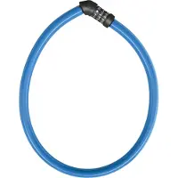 ABUS Kabelschloss 4408C - Zahlenschloss - 65 cm langes Stahlkabel mit Kunststoffummantelung - -Sicherheitslevel 2 - Blau