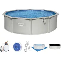 Bestway Hydrium Pool-Set mit Sandfilteranlage + Zubehör, rund, 460x120cm, 56384