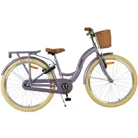 Volare Blossom Kinderfahrrad - Mädchen - 26 Zoll - Lila - Zwei Handbremsen