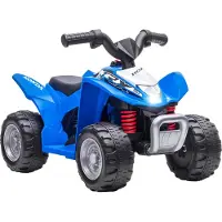 AIYAPLAY Elektro-Quad Miniquad Kinder Elektro ATV Kinderquad mit LED Schwarz