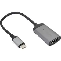 Minix NEO-C-HDGR, USB Typ-C, HDMI Typ A (Standard), Männlich, Weiblich, Gerade, Gerade