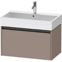 Duravit Ketho.2 Wastafelonderkast 78,4x46x44 cm Mat Basalt