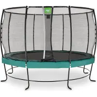 Exit Lotus Premium Trampolin ø366cm, auf Beinen, Rund, Grün