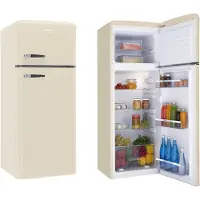 Amica Kühl-/Gefrierkombination KGC 15635 B, 213 l, ST, 40 dB, 2,5 kg/24h, , Farbe Crème/Beige