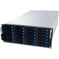 Fantec SRC-4240X07, Rack, Server, Schwarz, Silber, ATX, EATX, micro ATX, SSI CEB, SSI EEB, SECC, Stahl, 4U