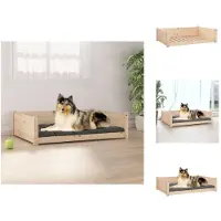 vidaXL Hundebett 95,5x65,5x28 cm Massivholz Kiefer - Hundebetten