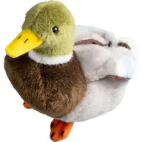 Teddies Wildente-Plüschtier, 18 cm, mit Kügelchen gefüllt, ab 0 Monaten