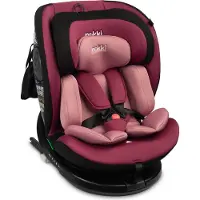 Caretero Autositz Kinder Autokindersitz Mokki, ISOFIX, 40-150cm, Schmutziges Rosa