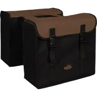 Greenlands Fahrradtasche Greenlands - Doppelte Fahrradtasche - 34 Liter – Schwarz-Braun