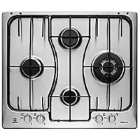 Electrolux RGG6243LOX, Schwarz, Edelstahl, Integriert, 60 cm, Gaskochfeld, Edelstahl, 4 Zone(n)