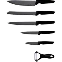 Michelino 6-teiliges Messerset, Schler, Edelstahlklingen, Kunststoffgriff