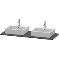 Duravit XS063GB4949 Konsole XSquare mit zwei Ausschnitten