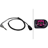 Hella 6PT 010 376-801 Abgastemperatursensor für AUDI A6 Avant (4F5, C6) 550mm