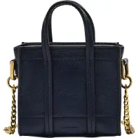 Fossil Umhängetasche Handtasche Carmen Micro Tote Bag Insignia Blue dunkelblau