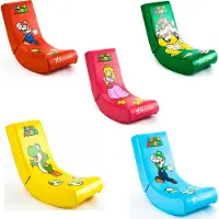 X Rocker Yoshi Floor Rocker, Gaming-Sessel, Gepolsterter Sitz, Gepolsterte Rückenlehne, Universal, Kunstleder, Kunstleder