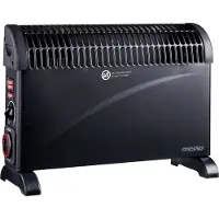 Mesko Home MS 7741, Elektrischer Konvektor-Raumheizer, Metall, 1,5 m, Drinnen, Flur, Schwarz