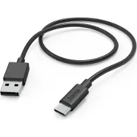 Hama 00201594, 1 m, USB A, USB C, USB 2.0, 0,48 Gbit/s, Schwarz