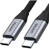 UNITEK C14082ABK, 1 m, USB C, USB C, USB 3.2 Gen 2 (3.1 Gen 2), 10 Gbit/s, Schwarz