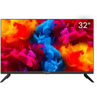 Kiano 32 Zoll LED Fernseher HD Ready - DVB-T2/S2 - 81,3 cm - Dolby Digital Plus - PVR USB Aufnahme - 3x HDMI - VESA 100x100 - Slim TV