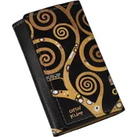 Goebel Schlüsselmäppchen Gustav Klimt - Der Lebensbaum, Mappe, Etui, Artis Orbis, Kunstleder, Schwarz, 67061681