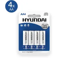 Hyundai - Super Alkaline AA Batterien - 4 Stück