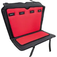 Carqon Sitzkissen schwarz/rot für 2 für Classic/Cruise