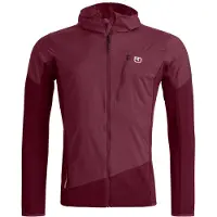 Ortovox Trace Hybrid Jacket Men – Hybrid-Softshelljacke - S - red malbec