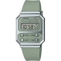 Casio F100 TRIBUTE Uni-Relais - SAGE GREEN (Ø 40 mm)