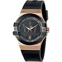 Maserati Potenza Herrenuhr Quarz 42mm Schwarz