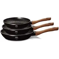 Berlinger Haus Bratpfannenset 3-teilig 20/24/28 cm Ebenholz Palisander BH-1727